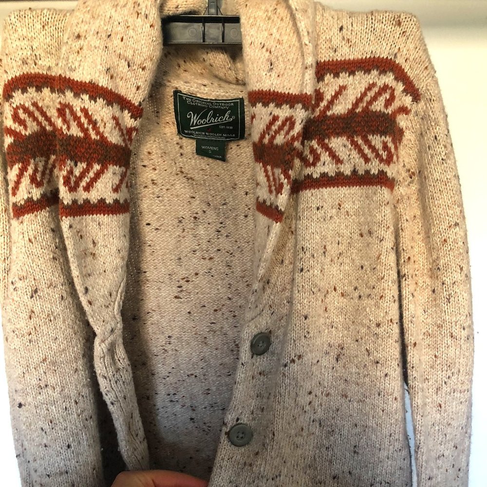 Women's Small Woolrich Heathered cardigan